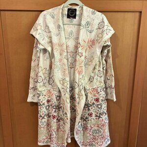 Johnny Was (Size Extra Small) Hoodie Cardigan